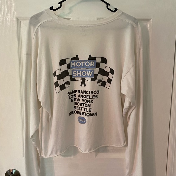 Brandy Melville Car long sleeve crop top - Picture 2 of 4